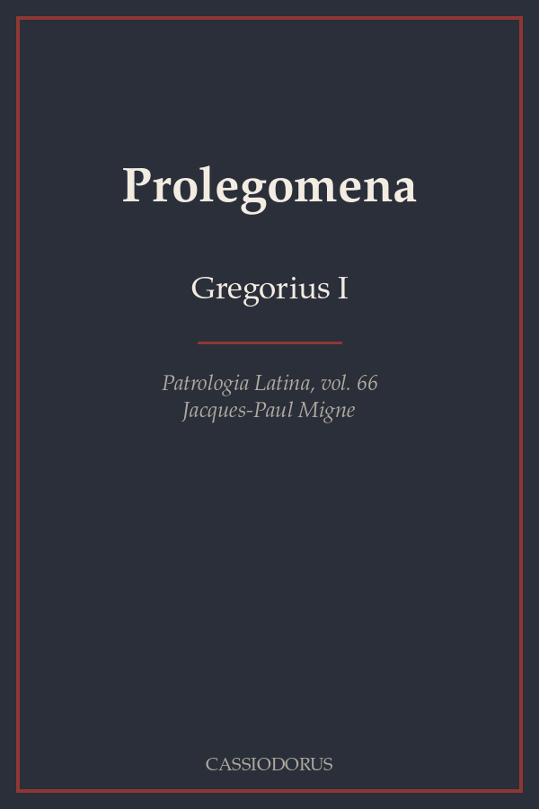 Prolegomena cover