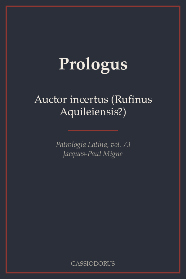 Prologus cover