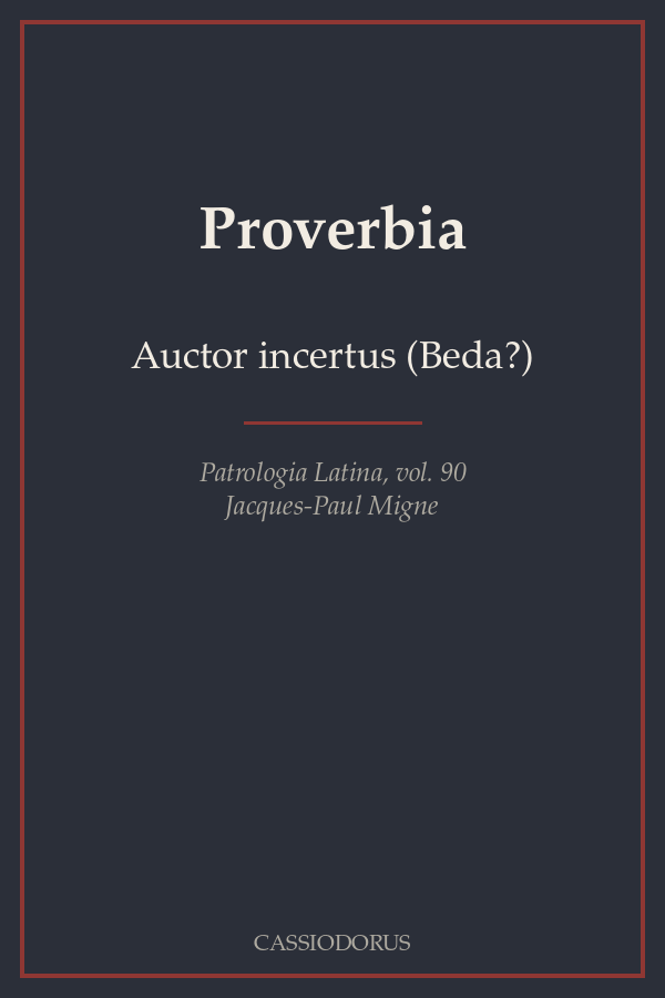 Proverbia cover