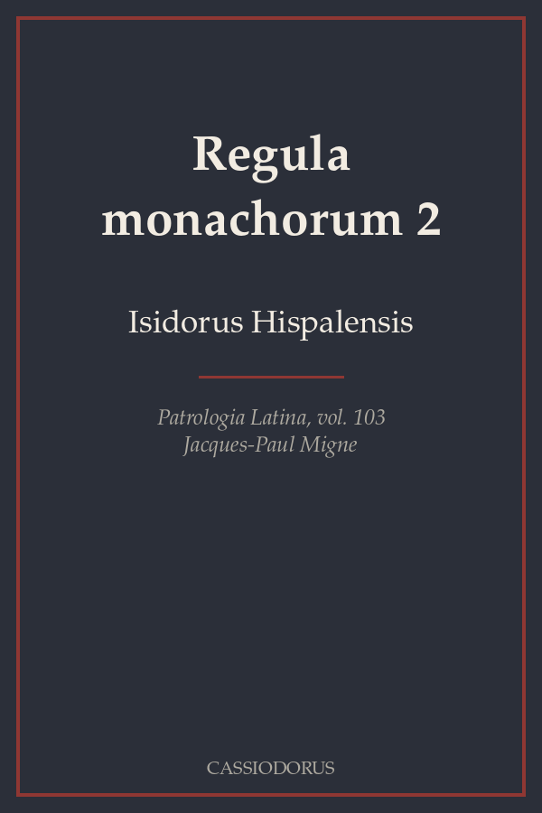 Regula monachorum 2 cover