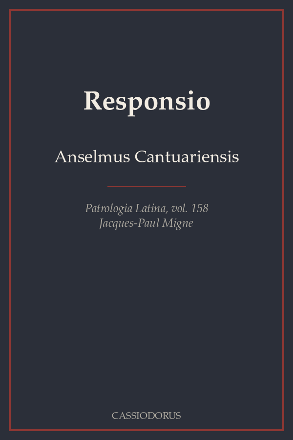 Responsio cover