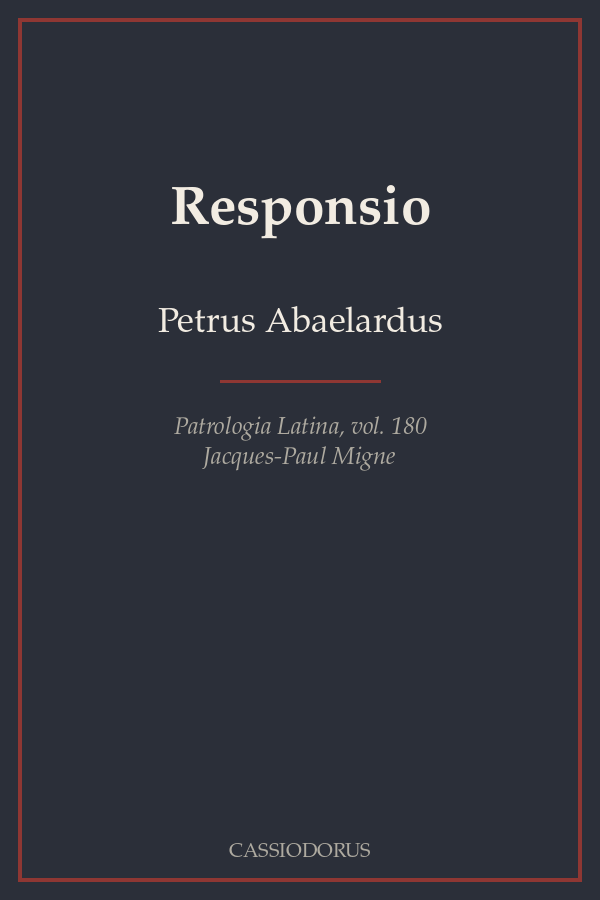 Responsio cover
