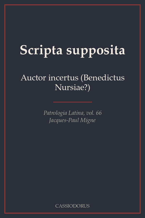Scripta supposita cover