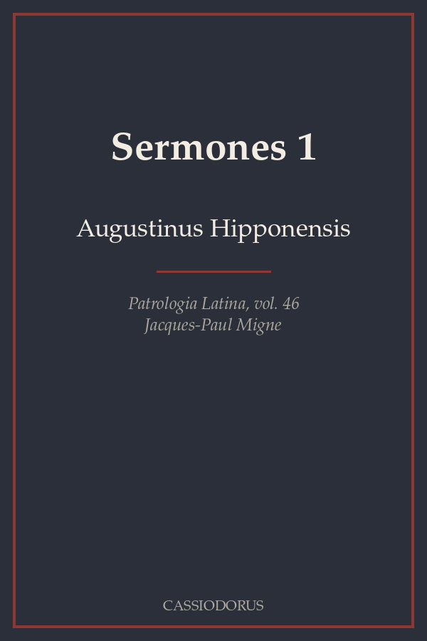 Sermones 1 cover