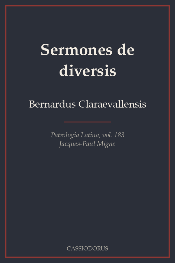 Sermones de diversis cover