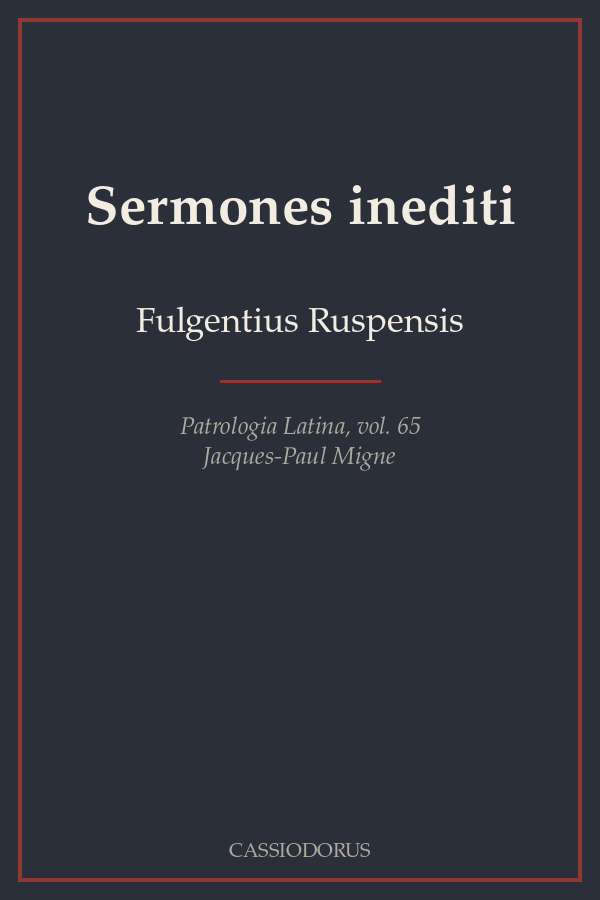 Sermones inediti cover