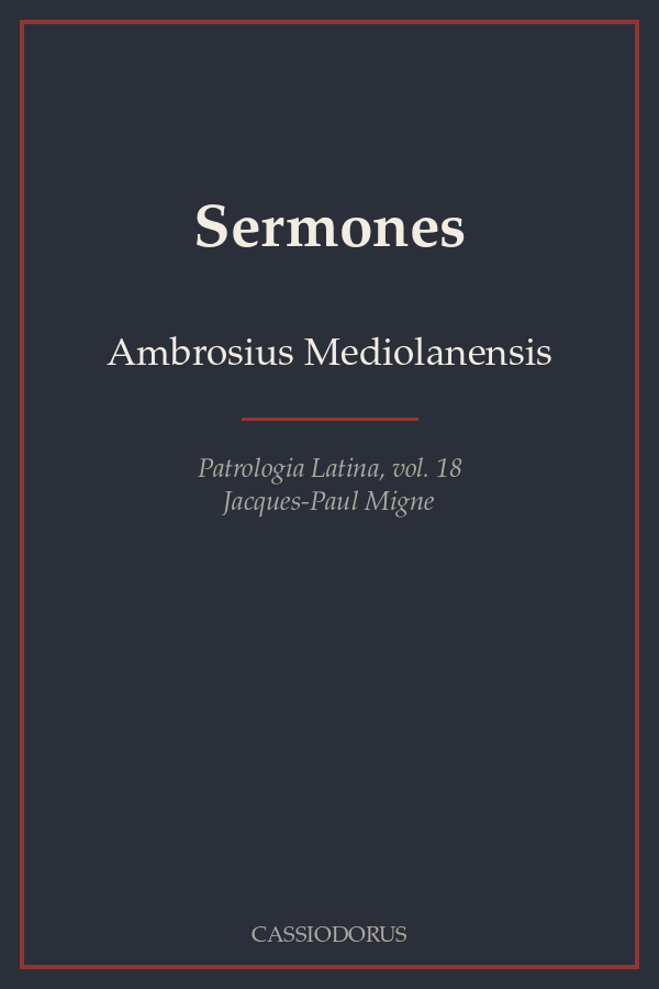 Sermones cover