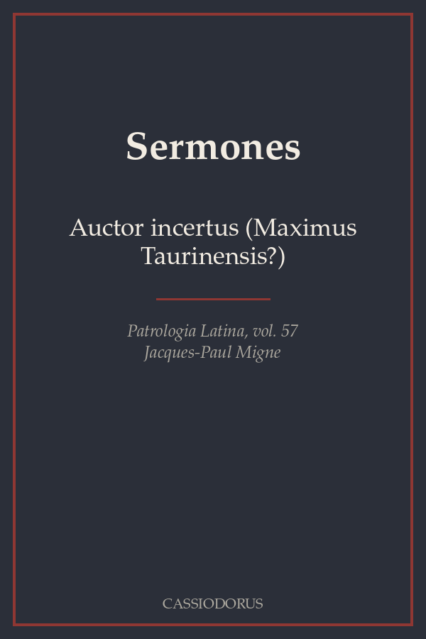 Sermones cover