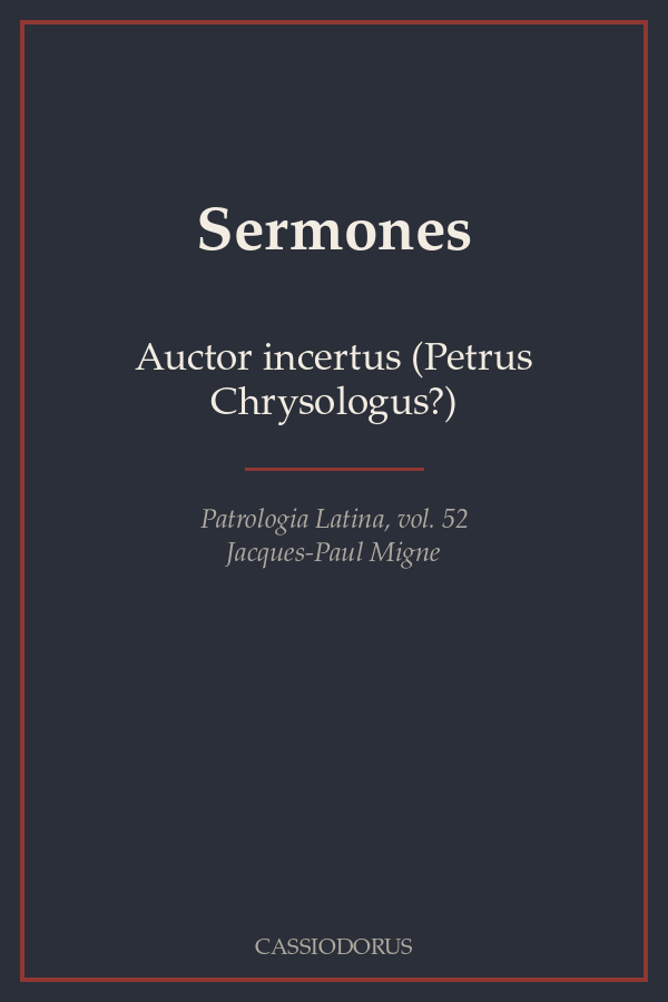 Sermones cover
