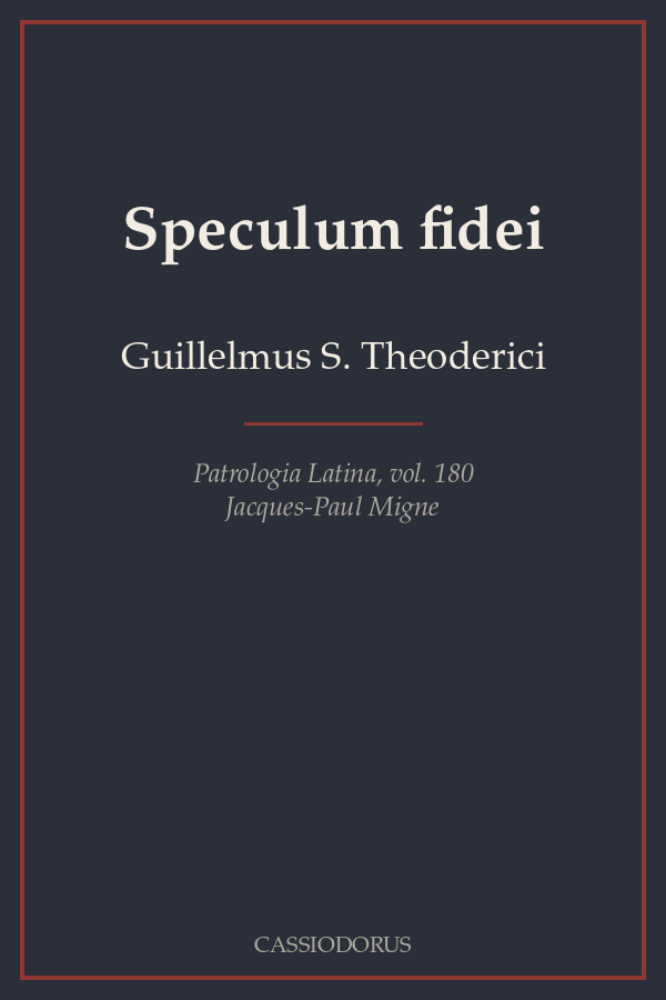 Speculum fidei cover