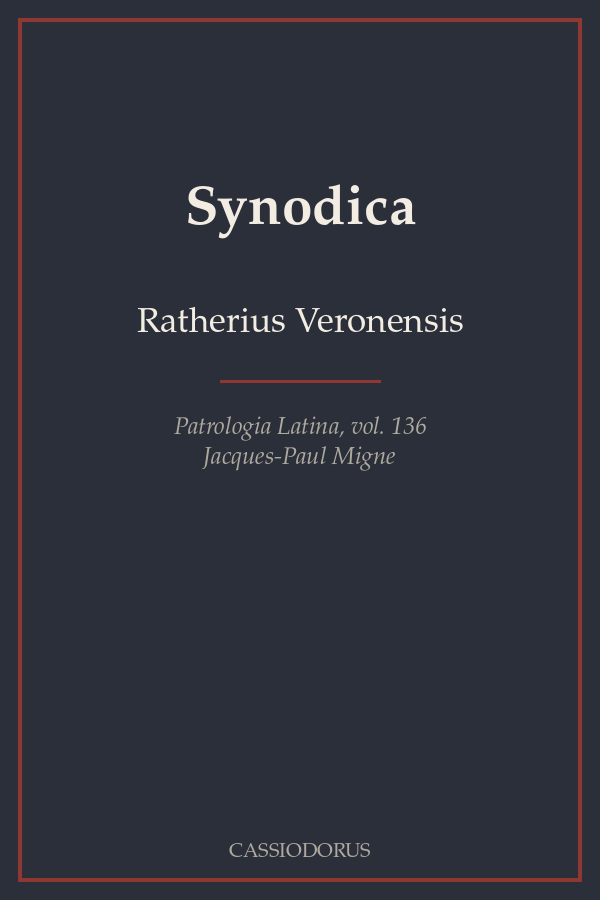 Synodica cover