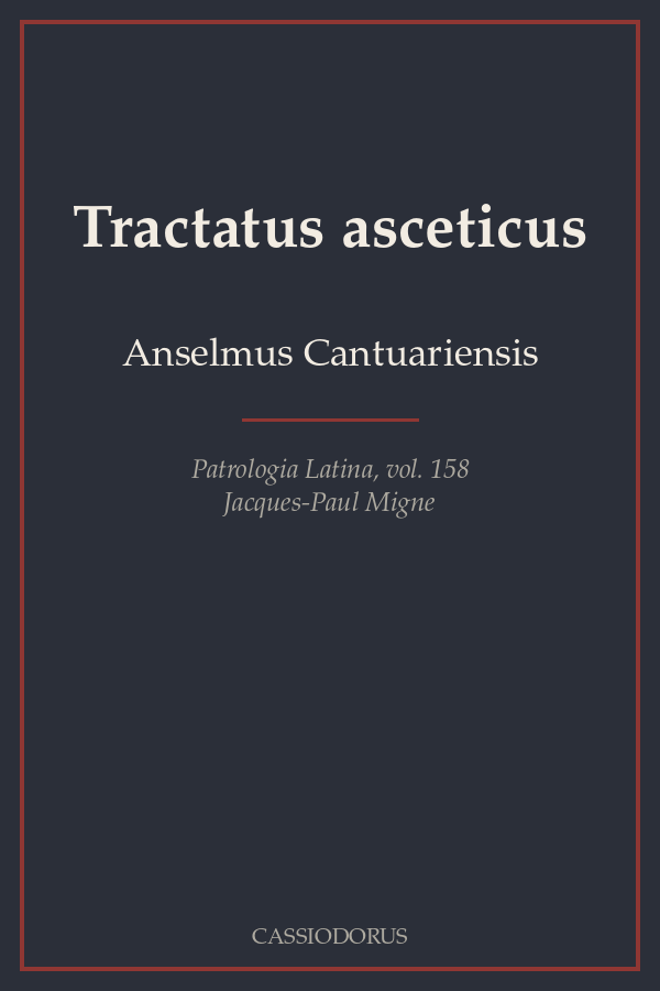 Tractatus asceticus cover