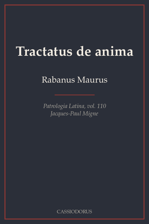 Tractatus de anima cover