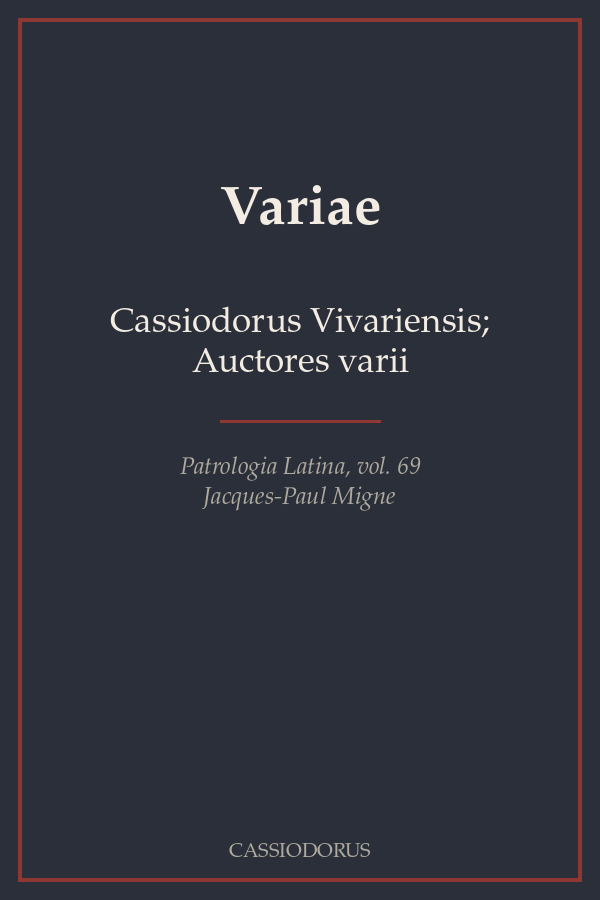 Variae cover