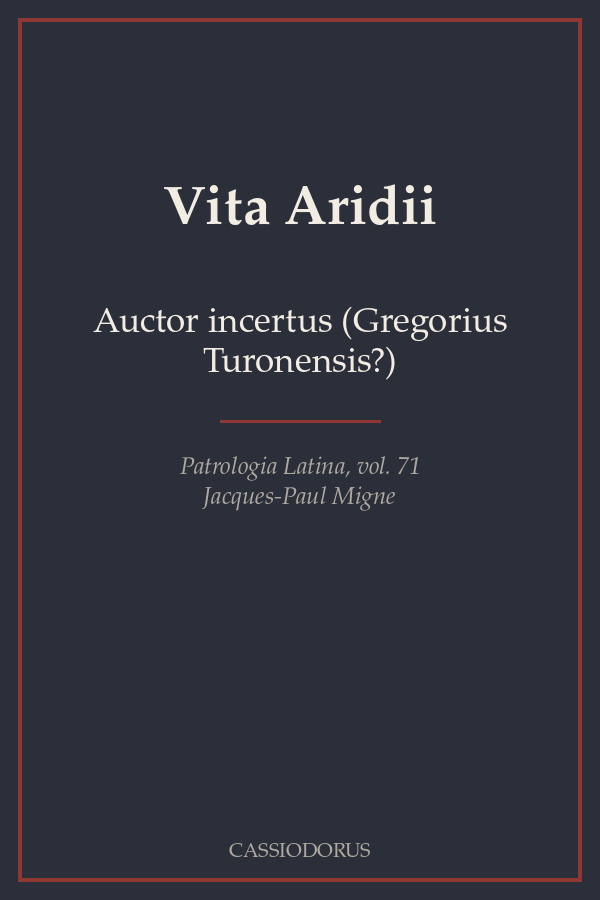 Vita Aridii cover