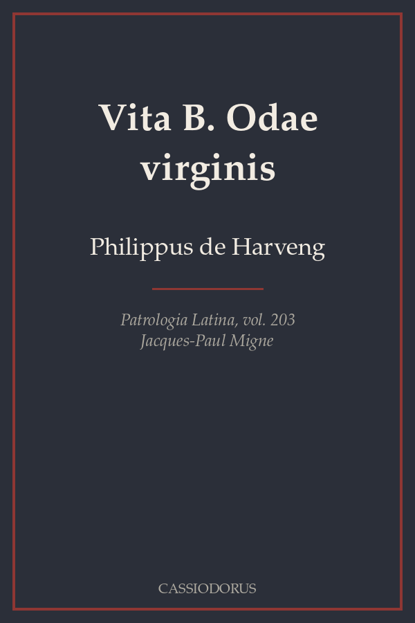 Vita B. Odae virginis cover