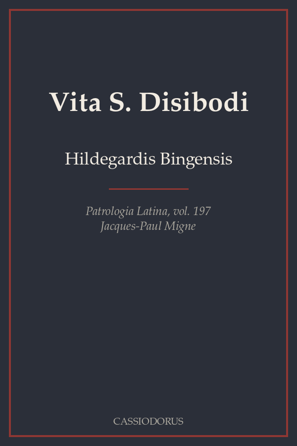 Vita S. Disibodi cover