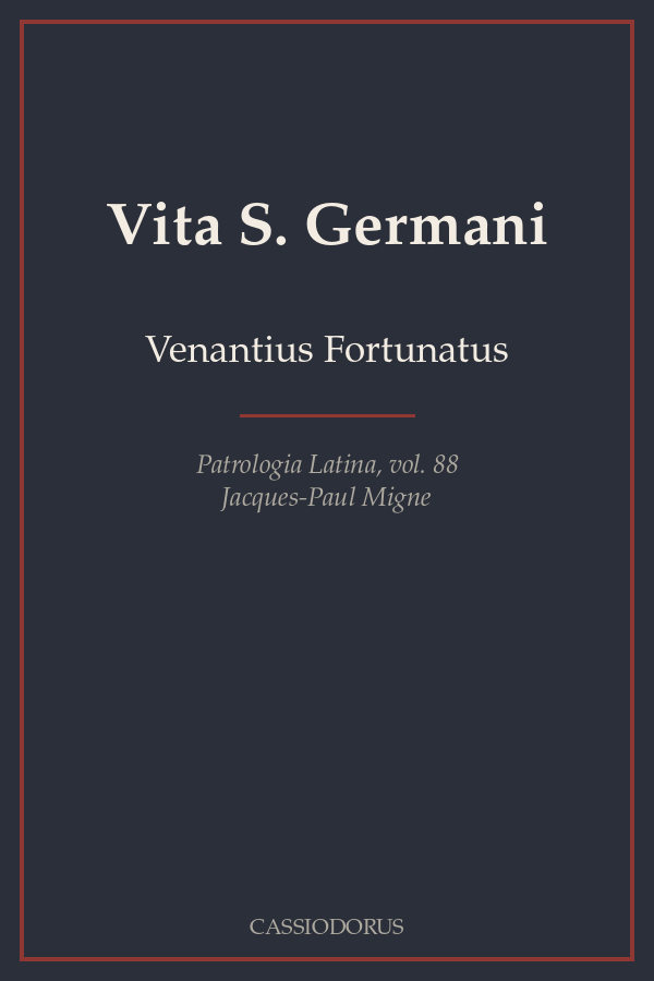 Vita S. Germani cover