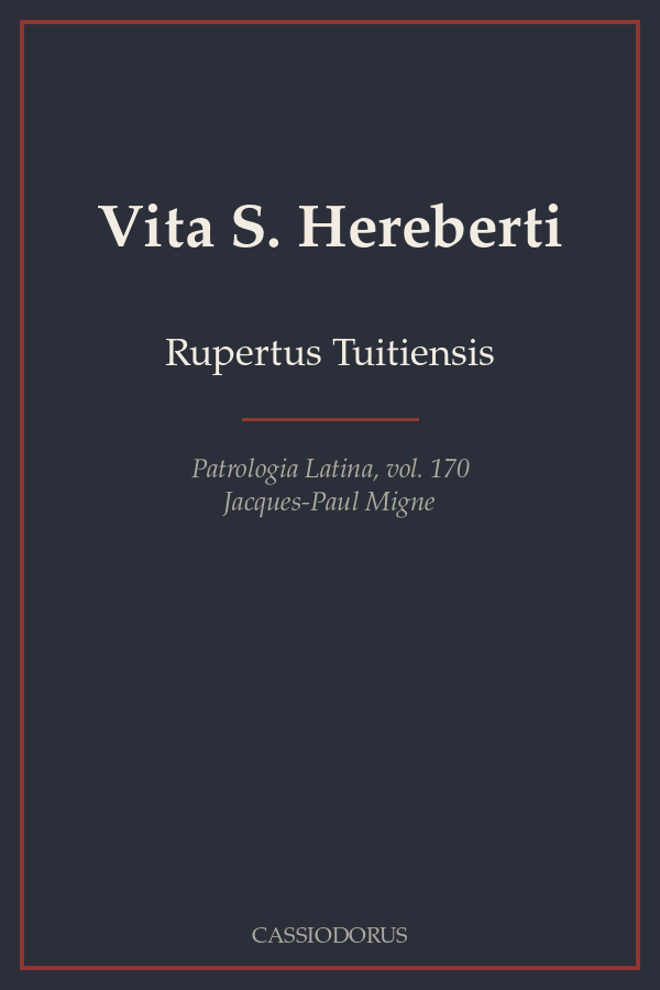Vita S. Hereberti cover