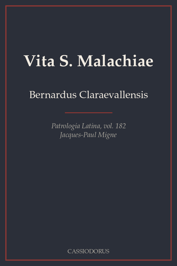 Vita S. Malachiae cover