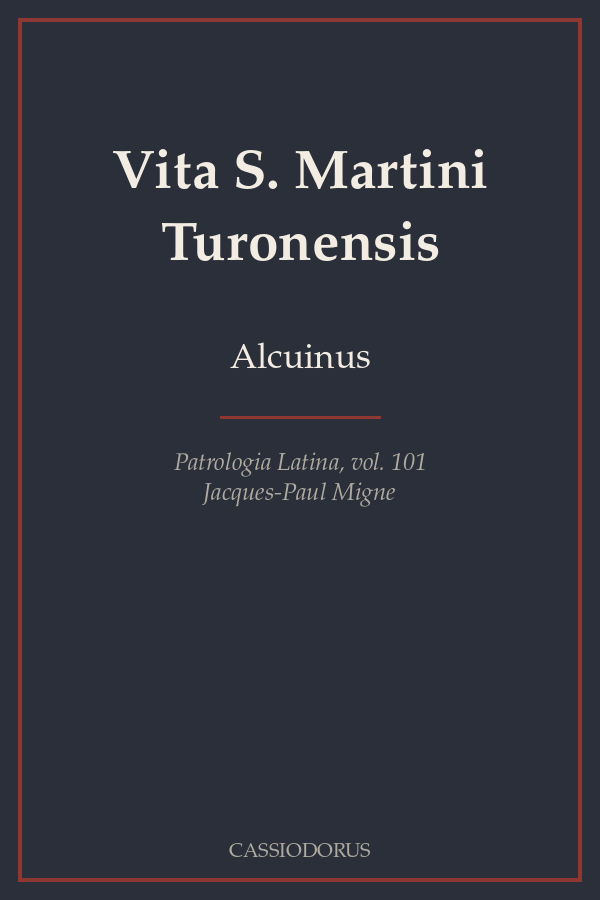 Vita S. Martini Turonensis cover