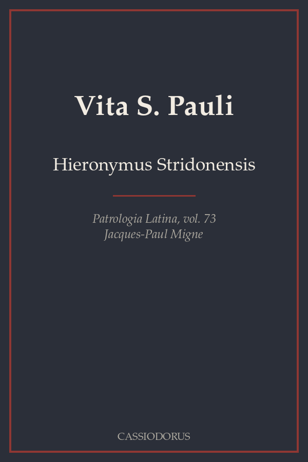 Vita S. Pauli cover