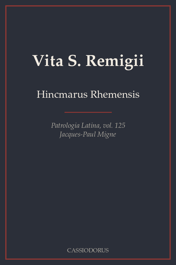 Vita S. Remigii cover