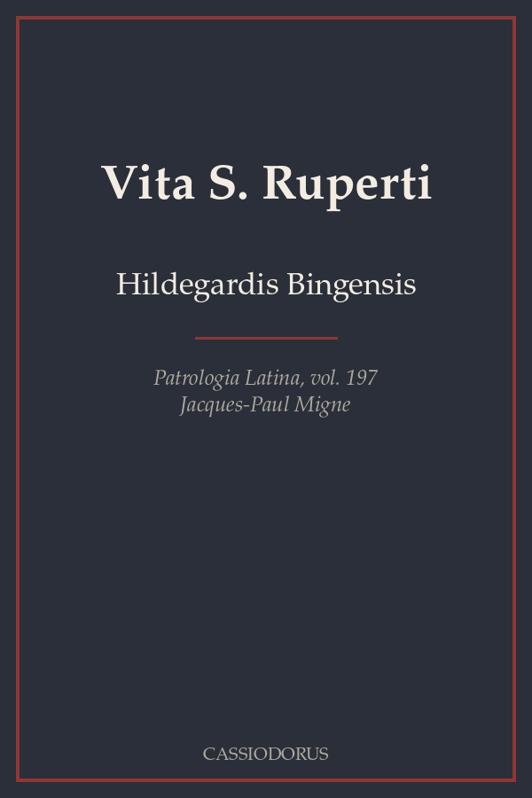 Vita S. Ruperti cover