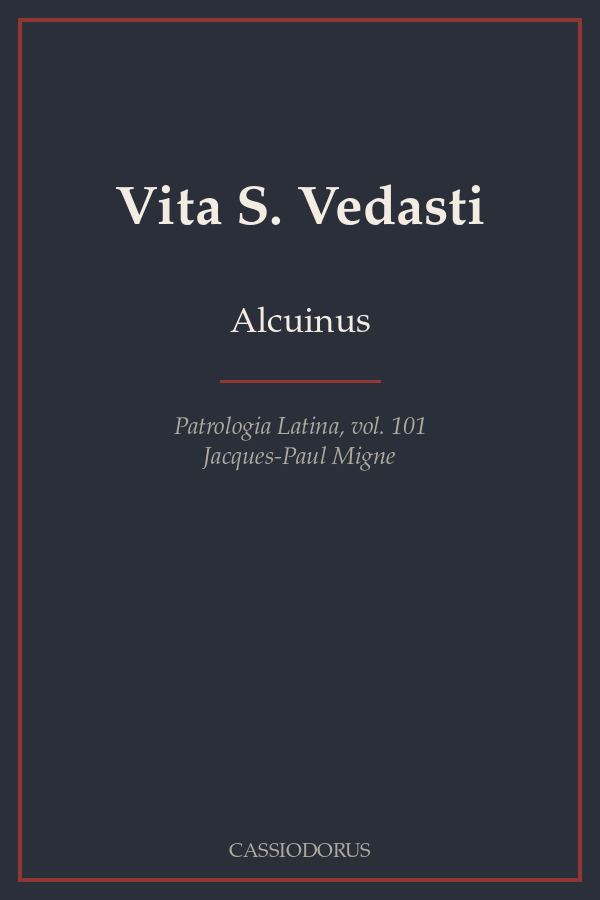Vita S. Vedasti cover