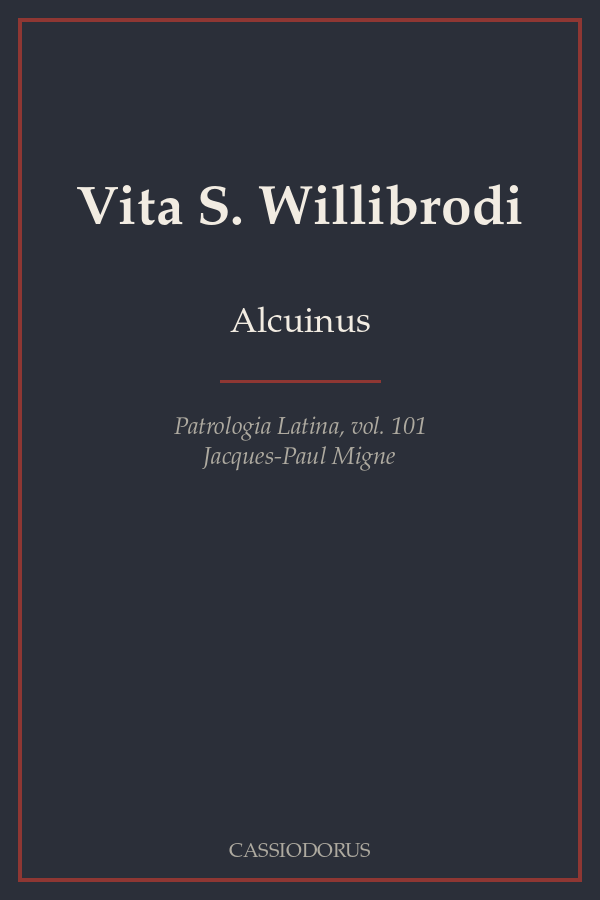 Vita S. Willibrodi cover